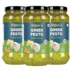 Abbie's Pesto Green Sauce 555 g (185 g X 3 units) Product of Italy - Fast UK Delivery