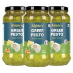 Abbie's Pesto Green Sauce 555 g (185 g X 3 units) Product of Italy - Fast UK Delivery
