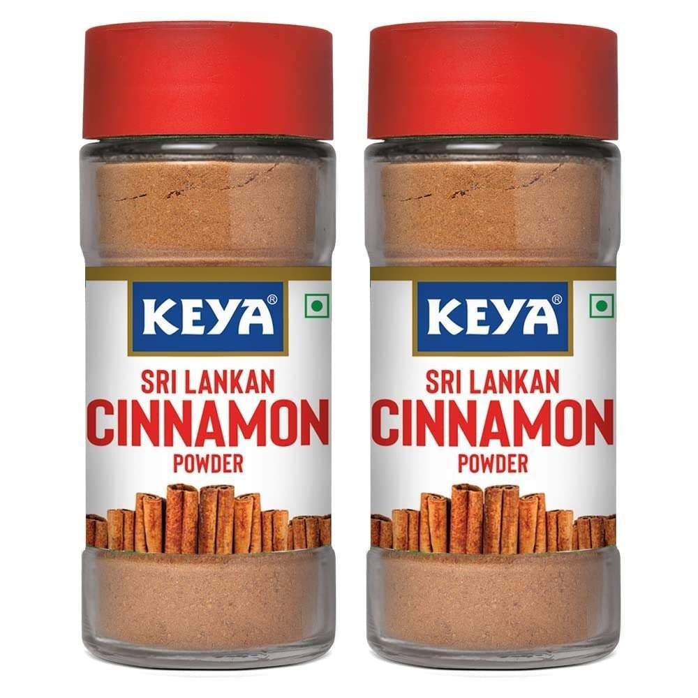 uk61RanJd8mnL-1-1.jpg Keya Srilankan Certified Cinnamon Powder | Dalchini Powder | Ceylon Cinnamon | Non Cassia | Sourced from Sri Lanka | 100% Pure & Natural | Packed with Zero Preservatives or Additives | Indian Spices Aroma & Flavour | 45g | Pack of 2 - Fast UK Delivery - Image 1