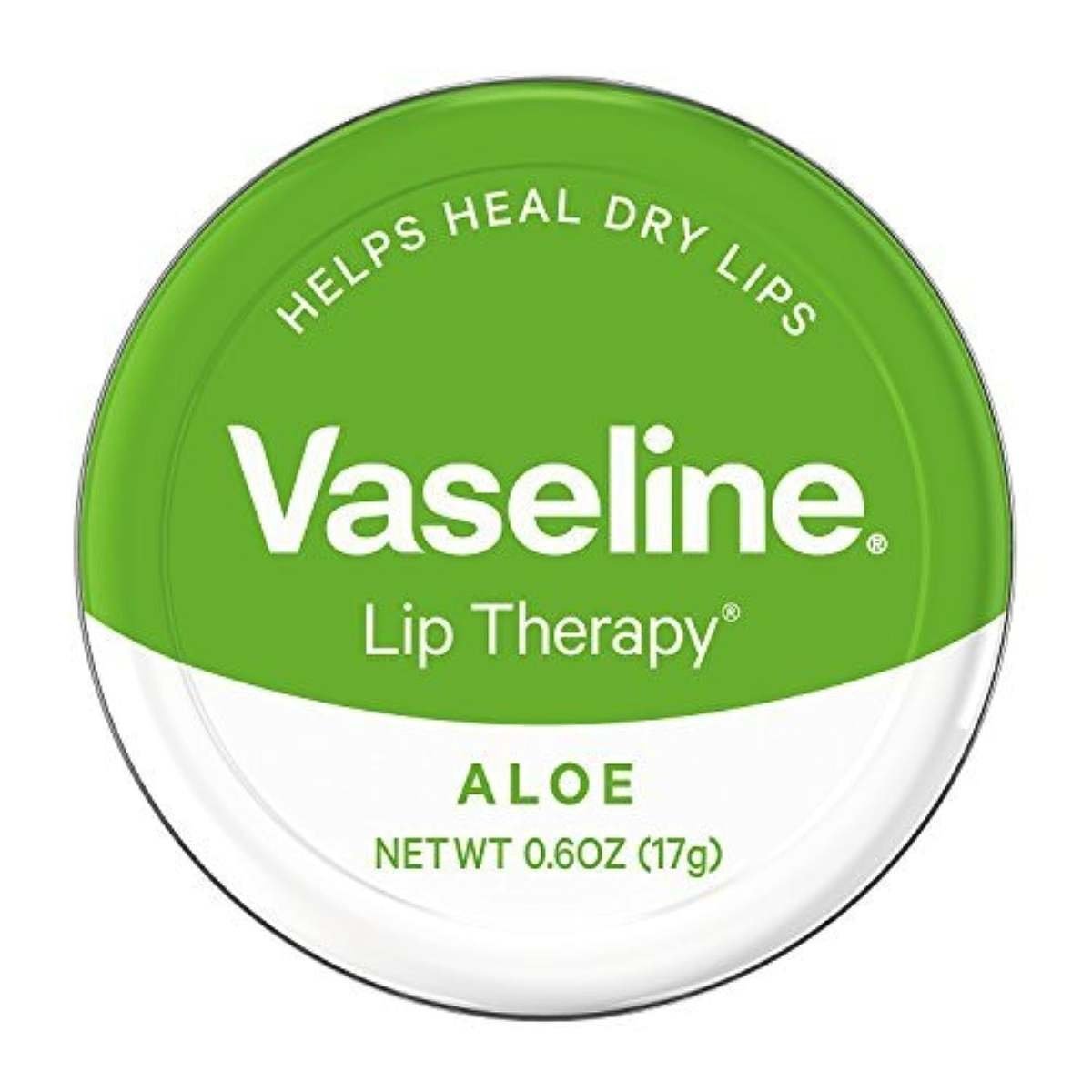 uk61RdKSZCcBL-1-1.jpg Vaseline Therapy Lip Balm Tin, Aloe Vera, 0.6 Ounce - Fast UK Delivery - Image 1