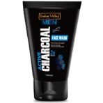 INDUS VALLEY Men 100% Natural Active Charcoal Oil Control Face Wash - (100ml) - Fast UK Delivery