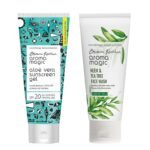 Aroma Magic Face Wash 100 ml (Neem) and Aroma Magic Aloe Vera Sun Screen Gel, 100ml - Fast UK Delivery