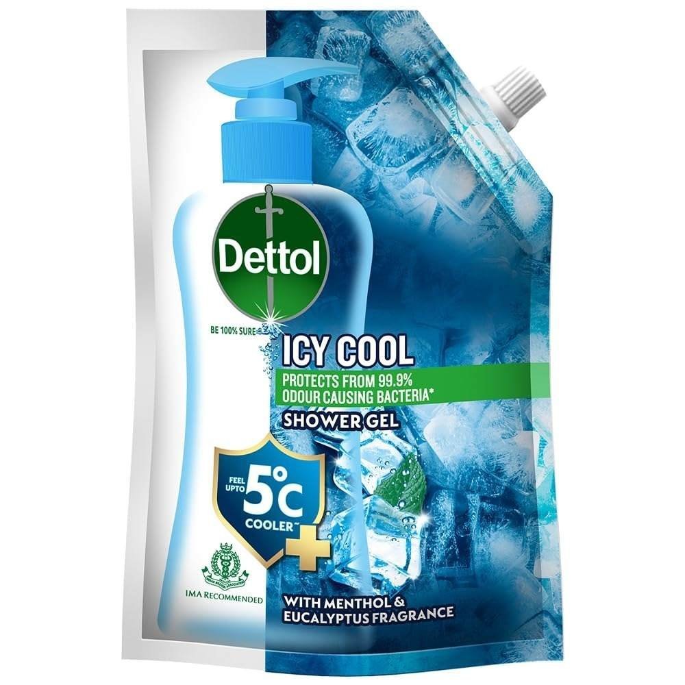 uk61S6FkPYDoL-1-1.jpg Dettol Body Wash and Shower Gel for Women and Men, Cool- 450ml | Soap-Free Bodywash | 12h Complete Odour Protection - Fast UK Delivery - Image 1