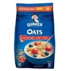 Quaker Oats 2Kg | Rolled Oats | 100% Natural Wholegrain | Nutritious Breakfast Cereals | Porridge | Easy To Cook & Oats, 1.5Kg - Honey - Fast UK Delivery - Image 3