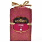 Golden Tips Pure Assam Black Tea Loose Leaf Brocade Bag (200 Gram, 100 cups) - Fast UK Delivery