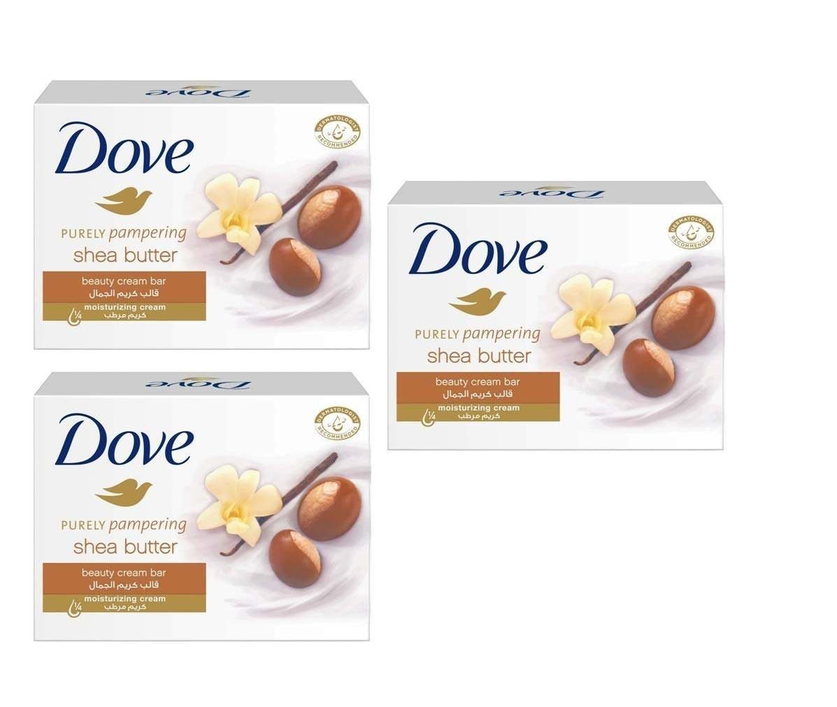uk61T3PfF2vL-1.jpg Dove beauty cream bar pack of 3 (shea butter) - Fast UK Delivery - Image 1