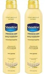 Vaseline Spray and Go Moisturizer in Total Moisture, Pack of 2, 6.5 Ounce - Fast UK Delivery