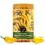 TEACURRY Himalayan Organic Whole Yellow Chili (45 Grams)-Lakhori Chilli Spice From The Himalayas - Fast UK Delivery