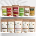 Rooted Organic Mushroom and Superfood Drinks Combo Pack, Plant Protein, Super Greens, Super Reds, Power Beets, Golden Latte, Wellness Mushroom Coffees - Fast UK Delivery