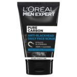 L'Oreal Paris Men Expert Pure Carbon Anti-Blackhead Daily Face Scrub, 100 ml - Fast UK Delivery