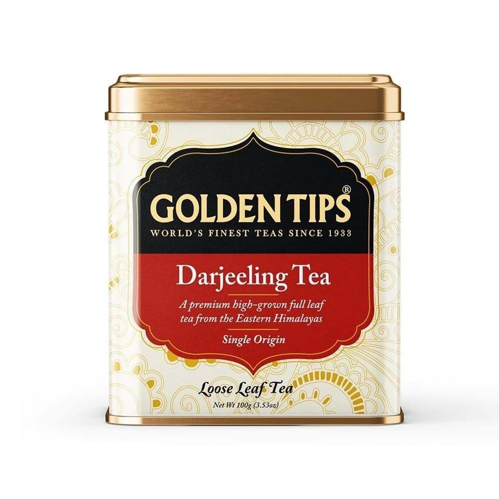 uk61Tk5IHA8LL-1-1.jpg Golden Tips Darjeeling Loose-Leaf Black Flavor Tea (100 Gram, 50 cups) - Fast UK Delivery - Image 1