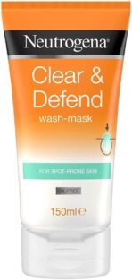Neutrogena Clear & Defend Wash-Mask, For Spot-Prone Skin 150 ml - Fast UK Delivery