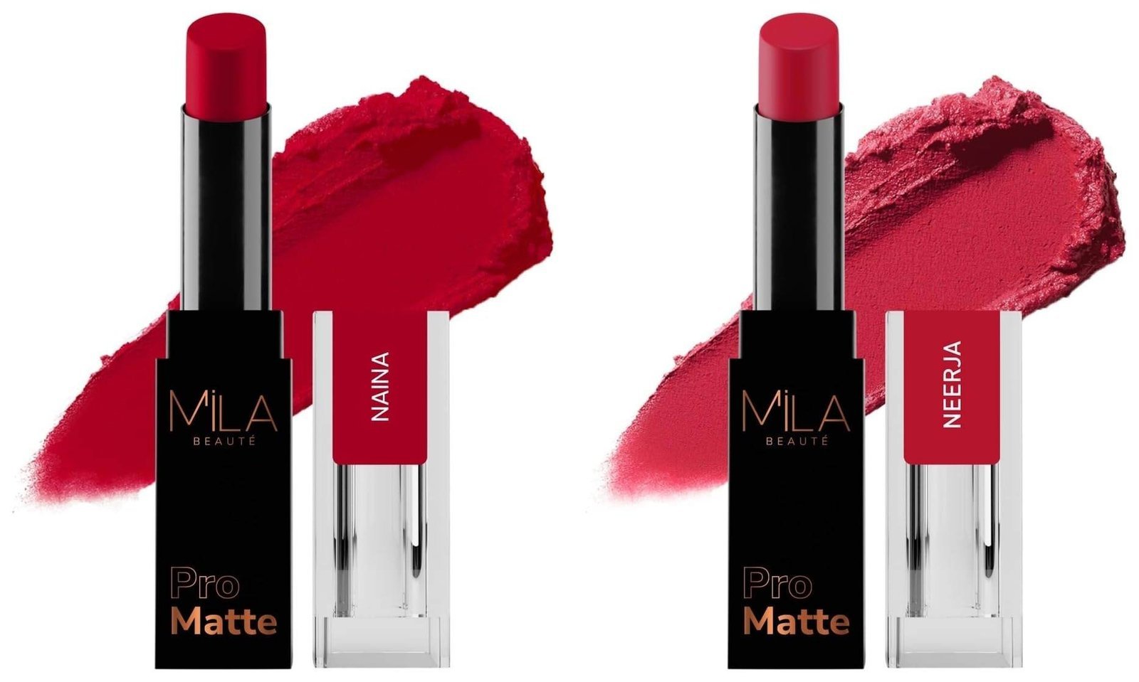 uk61Uu5Z5jHaL-1-1.jpg MILA Beaute Pro Matte Lipstick | Creamy Matte Lipstick | Shade - Naina, 4.2g Pro Matte Lipstick | Creamy Matte Lipstick | Shade - Neerja, 4.2g - Fast UK Delivery - Image 1