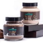 mCaffeine Body Polishing Kit for Exfoliation, Tan Removal & Intense Moisturization | Coffee Body Scrub & Choco Body Butter Combo for Soft & Smooth Skin | For Men & Women | All Skin Types - Fast UK Delivery