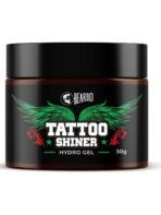 Beardo Tattoo Shiner Gel, 50g | Hydro Gel Heals & Maintains Tattoo Ink | Tattoo Gel for Men with Almond Oil & Turmeric Extract | Brightens & Shines Tatoo for Men - Fast UK Delivery