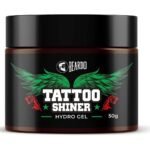 Beardo Tattoo Shiner Gel, 50g | Hydro Gel Heals & Maintains Tattoo Ink | Tattoo Gel for Men with Almond Oil & Turmeric Extract | Brightens & Shines Tatoo for Men - Fast UK Delivery