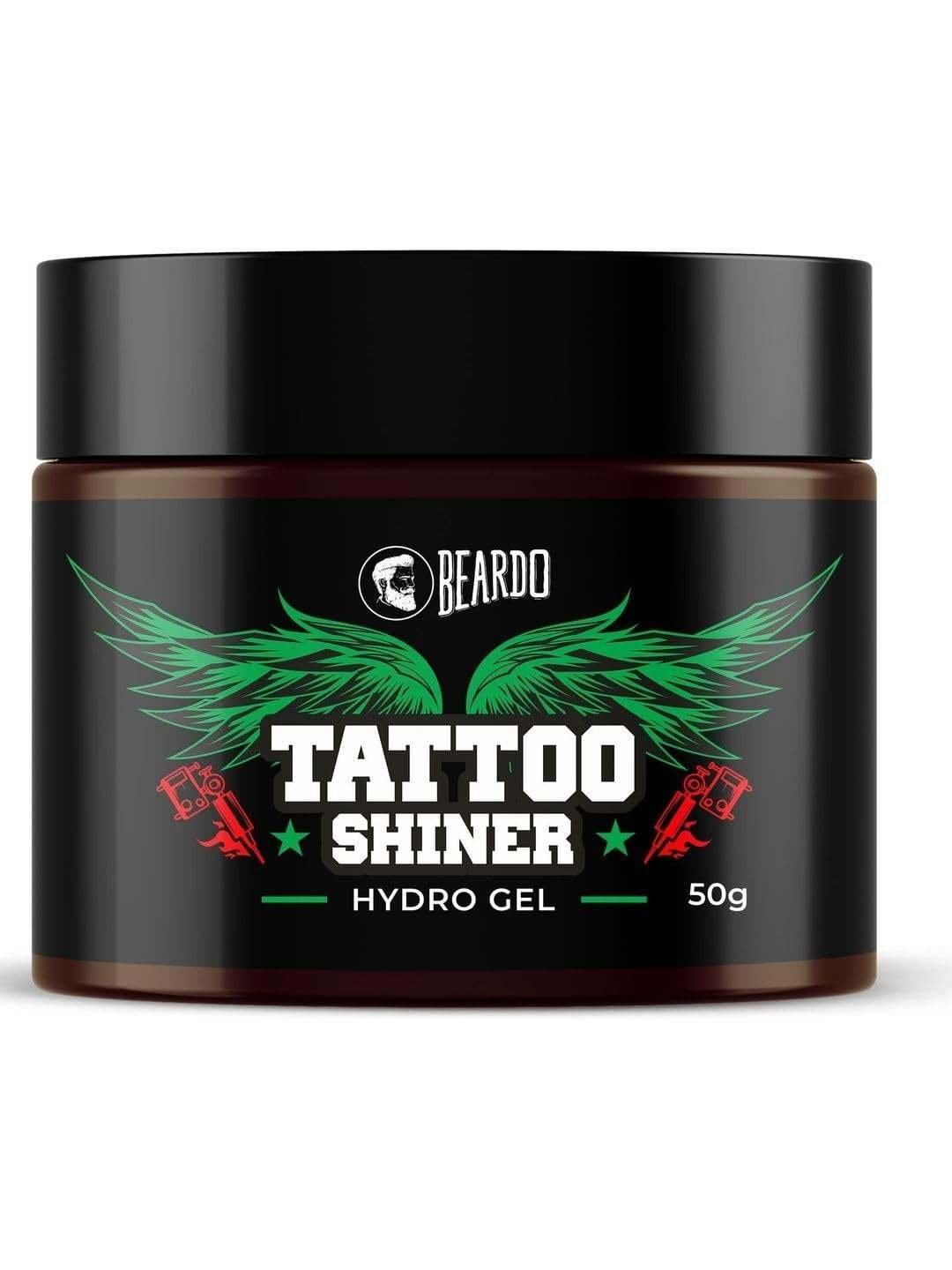 uk61V0aKwgz0L-1-1.jpg Beardo Tattoo Shiner Gel, 50g | Hydro Gel Heals & Maintains Tattoo Ink | Tattoo Gel for Men with Almond Oil & Turmeric Extract | Brightens & Shines Tatoo for Men - Fast UK Delivery - Image 1