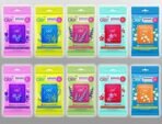 Godrej Aer Pocket BERRY RUSH, SEA BREEZE, FRESH BLOSSOM, FLORAL DELIGHT, LAVENDER BLOOM Blocks (5 X 2 Units)(10 x 10 g) - Fast UK Delivery
