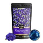 TEACURRY Blue Pea Flower Green Tea - 50 Gms Loose Tea of Blue Pea Green Tea | Helps with Weight Loss, Skin Glow, Hair Care, Brain Health | Butterfly Pea Green Tea - Fast UK Delivery