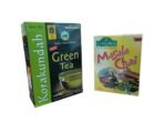 KORAKUNDAH Organic Green Tea 250 g | CHAMRAJ Masala Chai 250 g | Pack of 2 | Total 500 g | India's Finest Chamraj Nilgiri Tea - Fast UK Delivery
