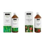 Kapiva Get Slim Juice | Healthy Weight Management Through 12 Ayurvedic Herbs | Aids Metabolism and Digestion (1L) & Kapiva Himalayan Apple Cider Vinegar with Mother Vinegar 500ml COMBO - Fast UK Delivery