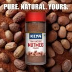 Keya Travancore Nutmeg Powder (Ground Jaiphal) 60g | Freshly Ground Nutmeg for Cooking, Baking & Beverages | Ideal for Indian, Asian, and Western Dishes | Rich, Aromatic Flavor for Soups, Curries, Desserts & Spices | Authentic, Versatile Spice - Fast UK Delivery - Image 3