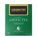 Golden Tips Healthy/Natural and Organic Darjeeling Green Tea Bags (100 Bags, 200 Gram) - Fast UK Delivery