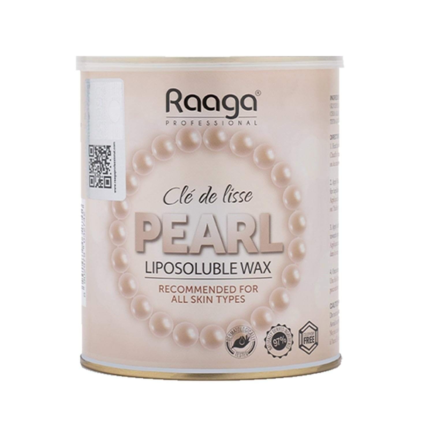 uk61W8ywtYq-L-1-1.jpg Raaga Professional Liposoluble Body Wax | Pearl (97% Naturally Derived Ingredients) | Dermatologically Tested, Colophony Free | For All Skin Types (800 ml) - Fast UK Delivery - Image 1