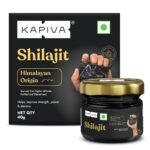 Kapiva Original Himalayan Shilajit/Shilajeet Resin 40g |Super Saver Pack| 250mg/Serving | For Energy, Endurance & Vitality | 160 Servings | 100% Ayurvedic - Fast UK Delivery
