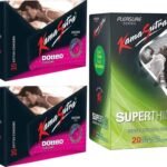 Kamasutra DOTTED_SUPERTHIN Flavour Condom Condom (Set of 3, 60 Sheets, 20 Each) - Fast UK Delivery