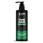 Beardo Thin Hair Thickening Sulphate free Shampoo, 200 ml | Keratin Shampoo for men | Sulphate and Paraben Free Shampoo | Biotin & Saw Palmetto For Strong & Thick Hair - Fast UK Delivery