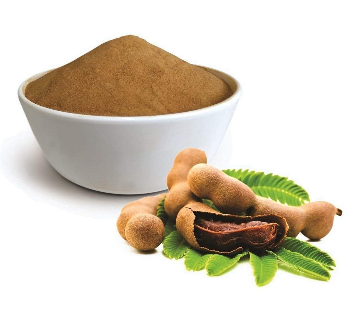 uk61WjAclTr0S-1-1.jpg Organic Bites Tamarind Powder dry (imli Powder), Fine Free flowing Powder Ready to Use For Tamarind Paste| Chutney| Pulp| Candy| Chaat| Sauce, 100% Clean and FreshAll Natural - 200 gm - Fast UK Delivery - Image 1