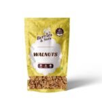 Berries And Nuts Premium Jumbo Snow White Walnut Kernel Without Shell 1 Kg | Akhrot Giri, Akrot Magaz | (4 Pack of 250 Grams) - Fast UK Delivery