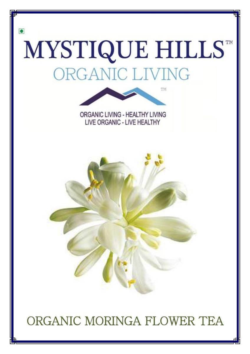 uk61XGkoz4m-L-1.jpg Mystique Hills Organic Moringa Flower Herbal Tea,100 g - Fast UK Delivery - Image 1