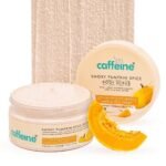 mCaffeine Smoky Pumpkin Spice Body Scrub for Glowing Skin| Coffee, Pumpkin Extracts, Apricot & Shea Butter | Exfoliate, Remove Tan, Nourish, Moisturize | Sweet & Spicy Aroma for Men & Women - 175g - Fast UK Delivery