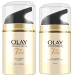 Olay Total Effects Slay All Day Pack - Day Cream 50gm + Night Cream 50 gm| Fights 7 Signs of Ageing | With Niacinamide and Green Tea Extracts | Normal, Oily, Dry, Combination Skin | Pack of 2 - Fast UK Delivery
