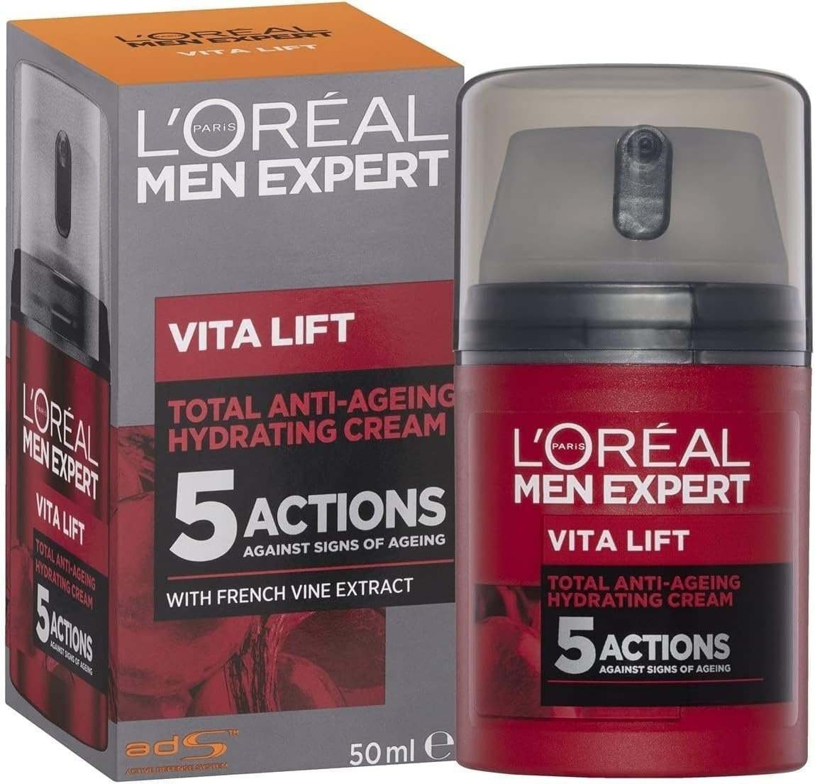 uk61Xj0In-bAL-1-1.jpg L'Oreal Men Expert Vita Lift Anti-Ageing Moisturiser 50mL - Image 1