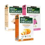 INDUS VALLEY Organic (Sandalwood Face Pack + Orange | Citrus aurantium & Rose Powder | Rosa indica) - 200+100+100=400g - Fast UK Delivery