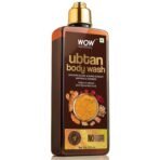 WOW Skin Science Ubtan Body Wash with Chickpea Flour, Almond Extract, Safron & Turmeric Extracts - Natural De Tan - No Sulphate, Parabens, Silicones & Color - 250 mL - Fast UK Delivery