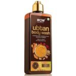 WOW Skin Science Ubtan Body Wash with Chickpea Flour, Almond Extract, Safron & Turmeric Extracts - Natural De Tan - No Sulphate, Parabens, Silicones & Color - 250 mL - Fast UK Delivery