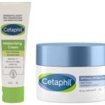 Cetaphil Moisturising Cream for Face & Body, Dry to Normal skin, 80 gm Optimal Hydration Daily Cream 50g Lightweight Moisturizer & Fast Absorption Hyaluronic Acid, Blue Daisy Extract, Niacinamide - Fast UK Delivery