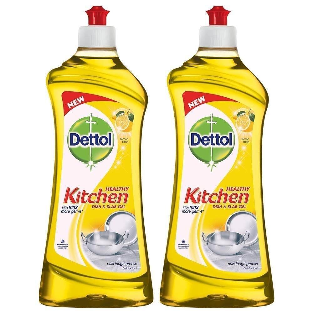 uk61XySRzJsRL-1-1.jpg Dettol Kitchen Dish and Slab Gel Lemon Fresh - 750 ml (Pack of 2) - Fast UK Delivery - Image 1