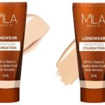 MILA Beaute Longwear Weightless Foundation | Shade - (101 Classic Ivory, 30ml) Longwear Weightless Foundation | Liquid Foundation | Shade - (204 Soft Beige, 30ml) - Fast UK Delivery