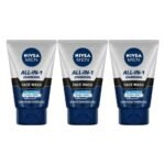 NIVEA Charcoal Face Wash, 100ml (Pack of 3) - Fast UK Delivery