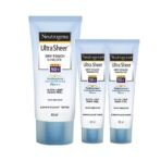 Neutrogena Ultra Sheer Sunscreen Best Value Combo (Pack of 3) 80ml, 30ml & 30ml - Fast UK Delivery