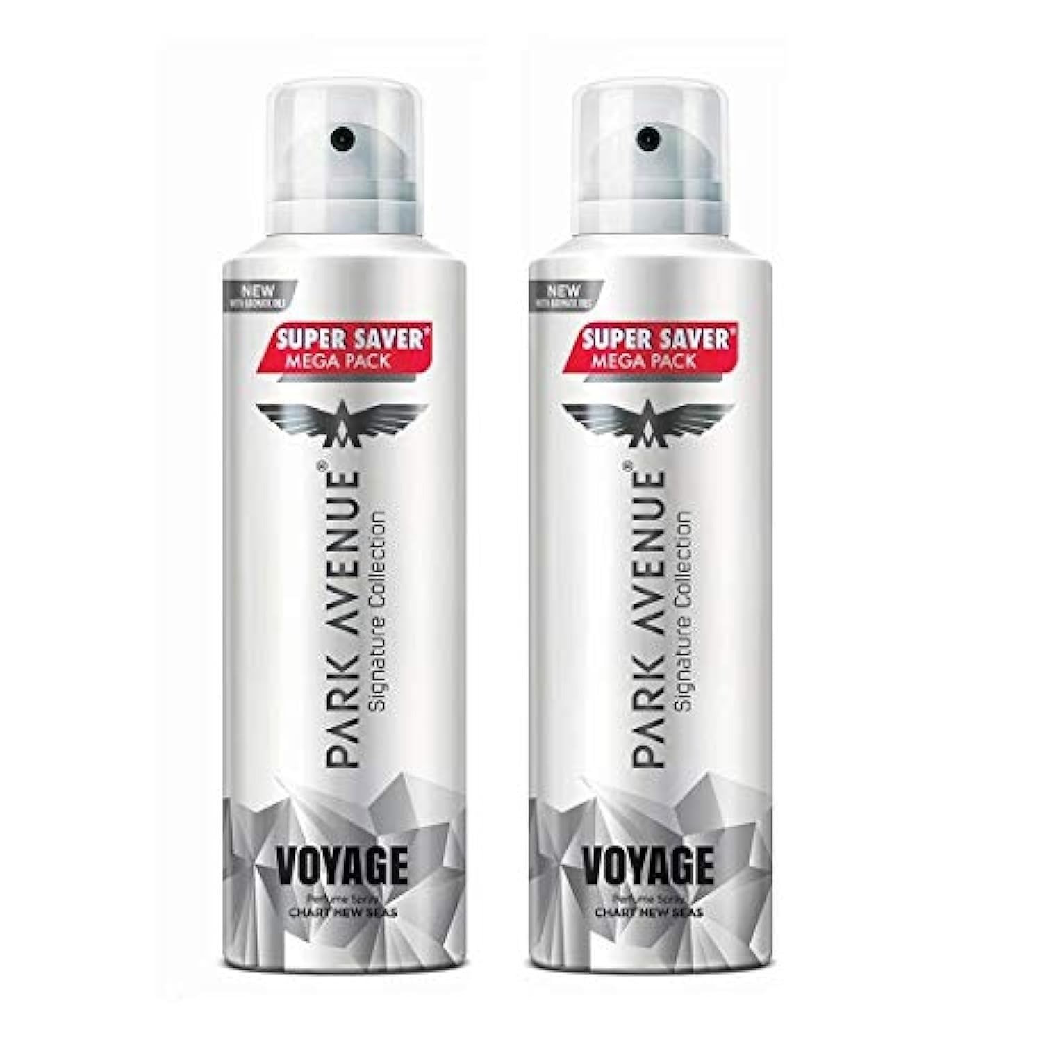 uk61YSbzhhgL-1.jpg Park Avenue Mega Voyage Deodorant For Unisex, Pack Of 2 - Fast UK Delivery - Image 1