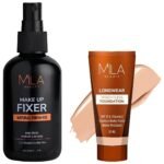 MILA Beaute Makeup Fixer |Makeup Setting Spray | Dermatalogically Tested 75ml Longwear Weightless Foundation | Flawless Matte Finish | Shade - (203 Beige, 30ml) - Fast UK Delivery