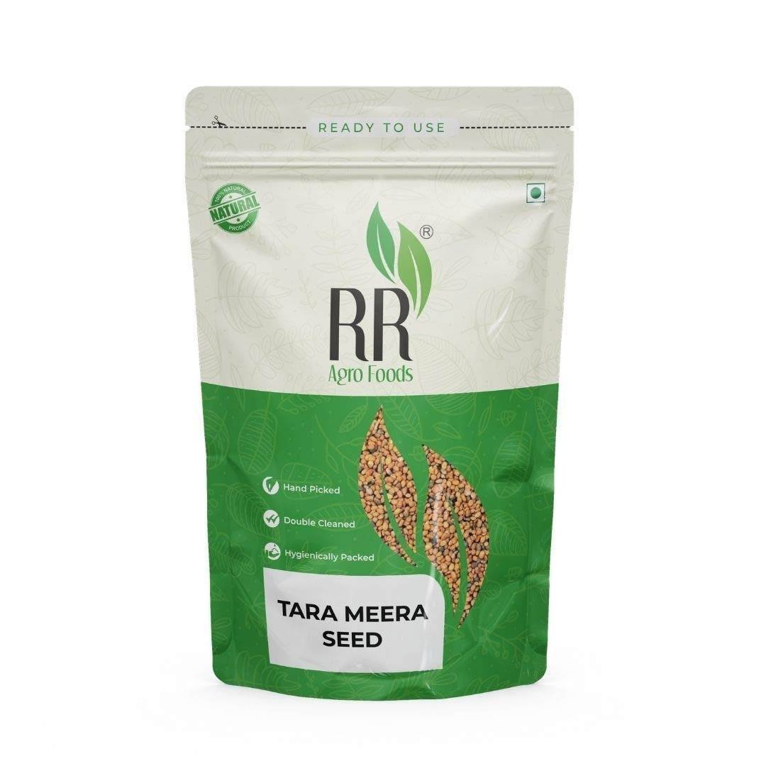 uk61Z951zrBiL-1.jpg R R AGRO FOODS 100% Natural Taramira Seeds 100 GM | Tarameera Seed | Eruca Sativa | Sarishapa | Rocket Seeds | Pack of 1 - Fast UK Delivery - Image 1