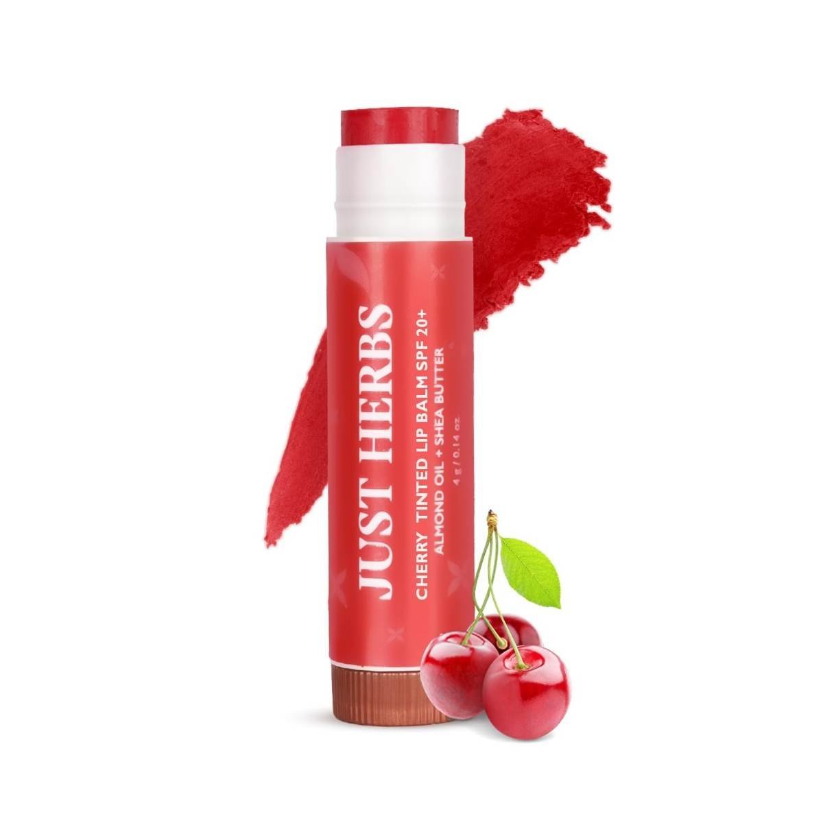 uk61ZERmjAMbL-1.jpg Just Herbs Tinted Lip Balm for Men and Women with SPF 20+ for Dark Lips to Lighten 4 g - Fast UK Delivery - Image 1