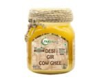 nutriorg A2 Gir Cow Ghee | Vedic Bilona Method | 100% Pure A2 Ghee From Grass-Fed Gir Cows | Rich In Vitamins A, D, E & K | Hand-Churned, Nutrient-Rich, Non-Gmo, Lab Certified | (1Ltr) - Fast UK Delivery